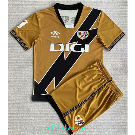 Thai Maillot Rayo Vallecano Enfant Third 2023 2024 ligne m3174