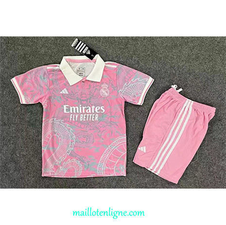 Thai Maillot Real Madrid Enfant Rose 2023 2024 ligne m3182