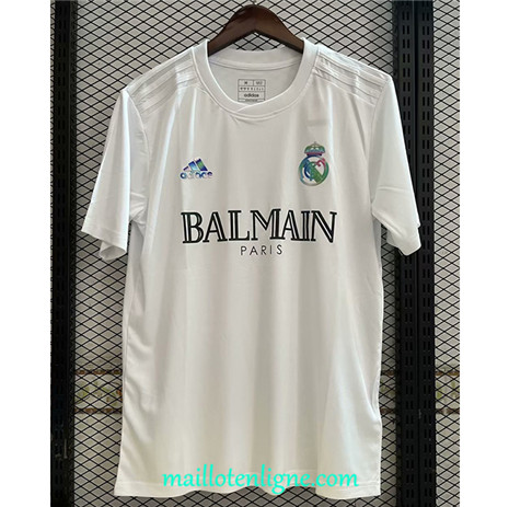 Thai Maillot Real Madrid Blanc 2023 2024 ligne m3186