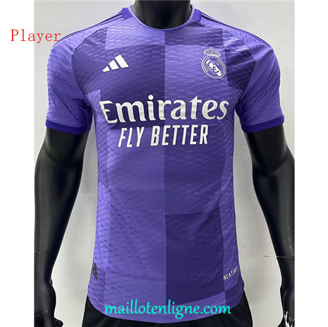 Thai Maillot Real Madrid Player Violet 2023 2024 ligne m3187