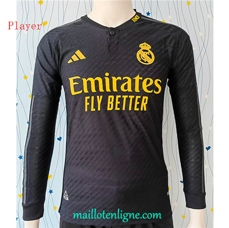 Thai Maillot Real Madrid Player Third Manche Longue 2023 2024 ligne m3188