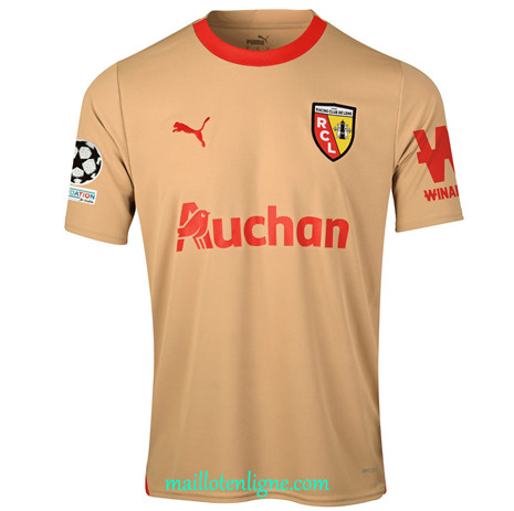 Thai Maillot Rc Lens European 2023 2024 ligne m3216