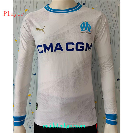 Thai Maillot Marseille Player Domicile Manche Longue 2023 2024 ligne m3221