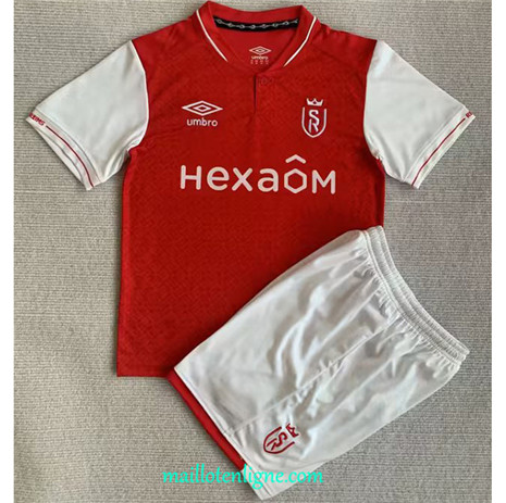 Thai Maillot Stade Reims Enfant Domicile 2023 2024 ligne m3231