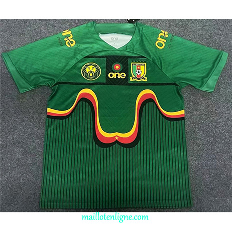 Thai Maillot Cameroun news Vert 2023 2024 ligne m3246