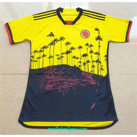 Thai Maillot Colombie Jaune 2023 2024 ligne m3248