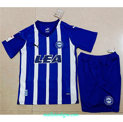 Thai Maillot Alaves Enfant Domicile 2023 2024 ligne m3283