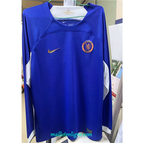 Thai Maillot Chelsea Domicile Manche Longue 2023 2024 ligne m3310