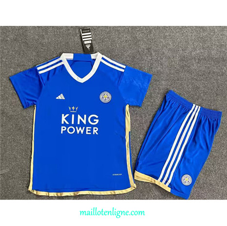 Thai Maillot Leicester City Enfant Domicile 2023 2024 ligne m3328