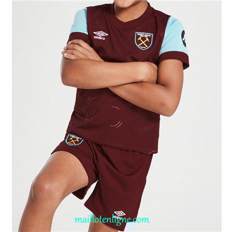 Thai Maillot West Ham Enfant Domicile 2023 2024 ligne m3362