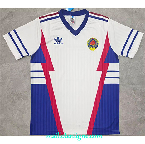 Thai Maillot Retro Yugoslavia Exterieur 1990 ligne m3371