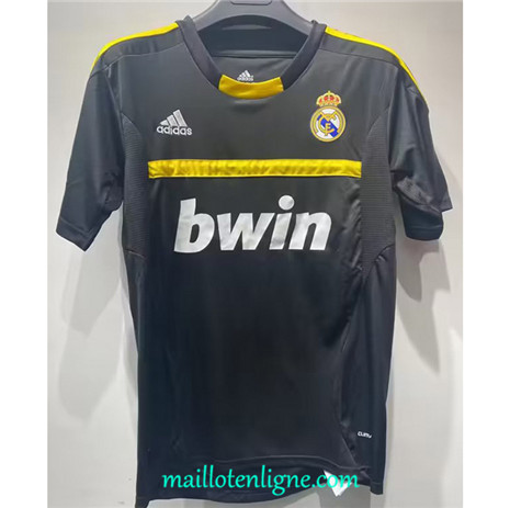 Thai Maillot Retro Real Madrid Noir 2011-12 ligne m3376