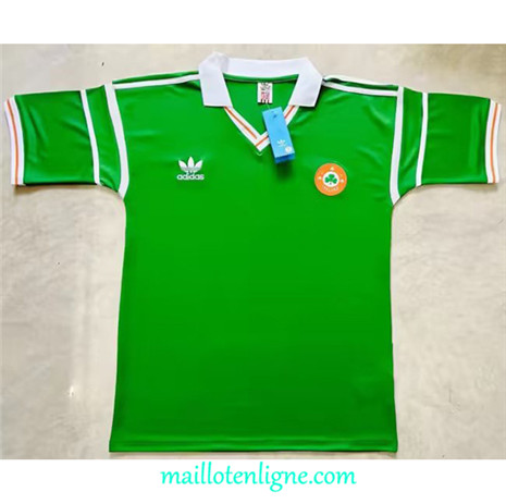 Thai Maillot Retro Irlande Domicile 1988 ligne m3382