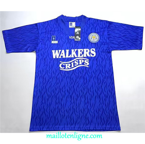 Thai Maillot Retro Leicester City Domicile 1992-94 ligne m3388