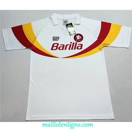 Thai Maillot Retro AS Roma Exterieur 19990-91 ligne m3394