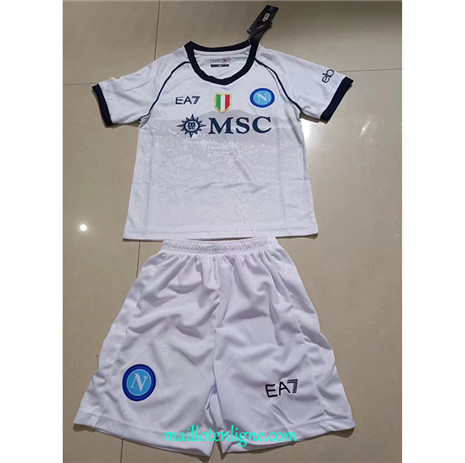 Thai Maillot Napoli Enfant Exterieur 2023 2024 ligne m3430