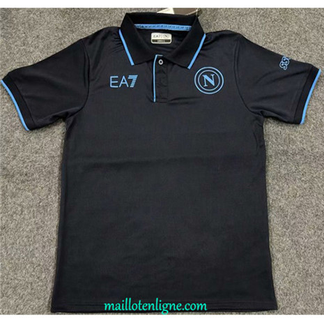 Thai Maillot Napoli Noir Casual 2023 2024 ligne m3439