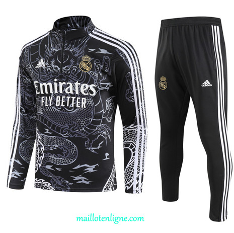 Thai Maillot Ensemble Real Madrid Survetement special edition Noir 2023 2024 ligne m3494