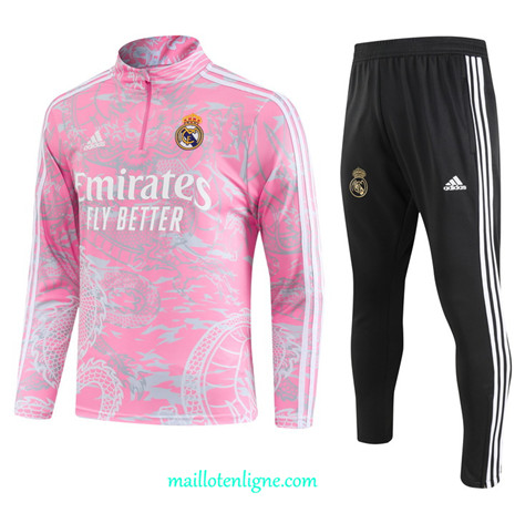 Thai Maillot Ensemble Real Madrid Survetement special edition Rose 2023 2024 ligne m3495