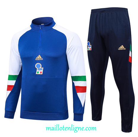 Thai Maillot Ensemble Italie Survetement Bleu 2023 2024 ligne m3541