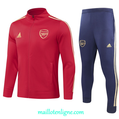 Thai Maillot Ensemble Arsenal Veste Survetement Rouge 2023 2024 ligne m3550