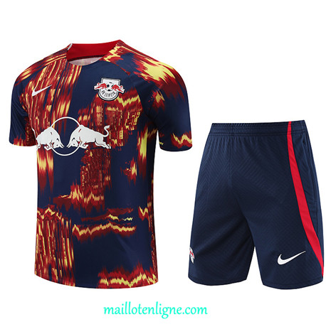 Thai Maillot Ensemble RB Leipzig short tracksuit Rouge 2023 2024 ligne m3691