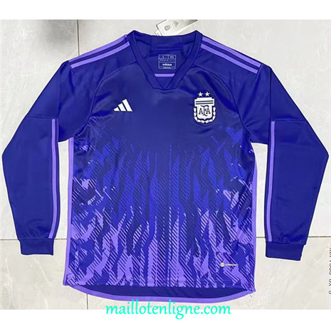 Thai Maillot Argentine Exterieur Manche Longue 2022/2023 ligne2505