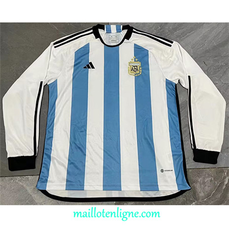 Thai Maillot Argentine Maillot 3-star Manche Longue 2022/2023 ligne2508