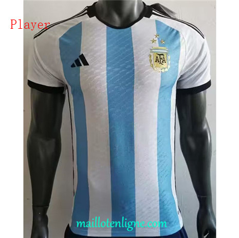 Thai Maillot Player Argentine Domicile 3 star 2022/2023 ligne2512