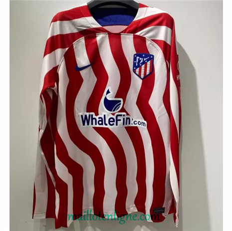 Thai Maillot Atletico de Madrid Domicile Manche Longue 2022/2023 ligne2453