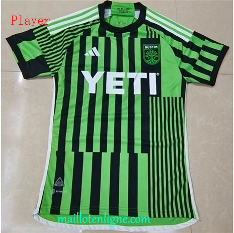 Thai Maillot Player Austin Domicile Vert 2023 2024 maillotenligne 0006