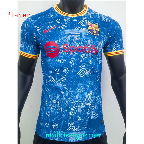 Thai Maillot Player Barcelone Bleu 2022/2023 ligne2458