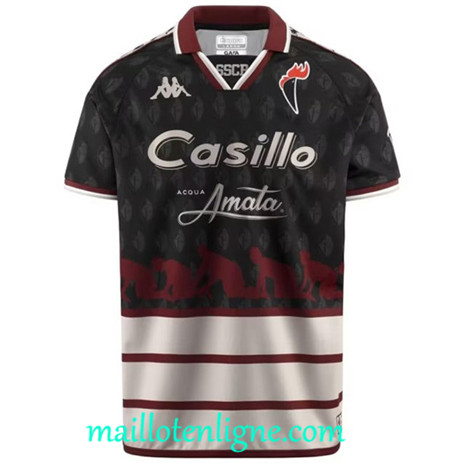 Thai Maillot LC23 x SSC BARI Exterieur Noir 2022 2023 maillotenligne 0294