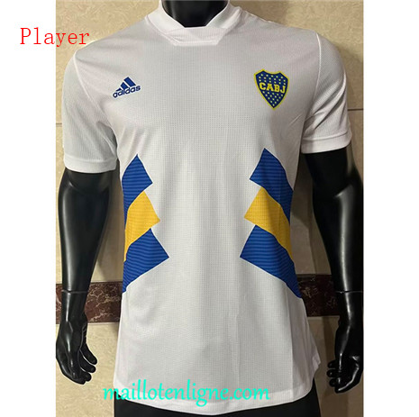 Thai Maillot Player Boca Juniors Blanc 2023 2024 maillotenligne 0010