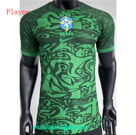 Thai Maillot Player Brésil Vert 2023 2024 maillotenligne 0226