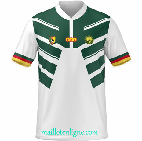 Thai Maillot Cameroun Exterieur Blanc 2022/2023 ligne2528