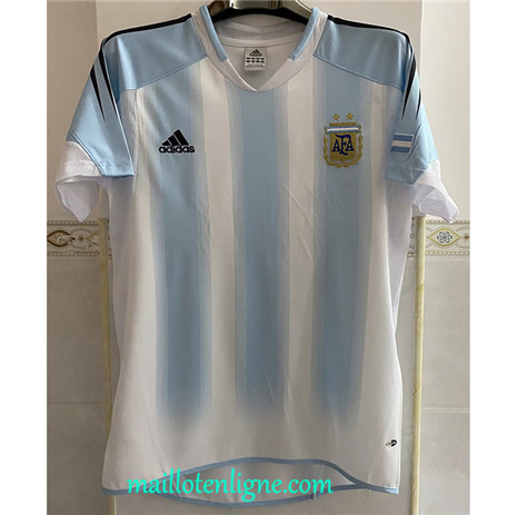 Thai Maillot Classic Argentine Domicile 2004-05 maillotenligne 0208