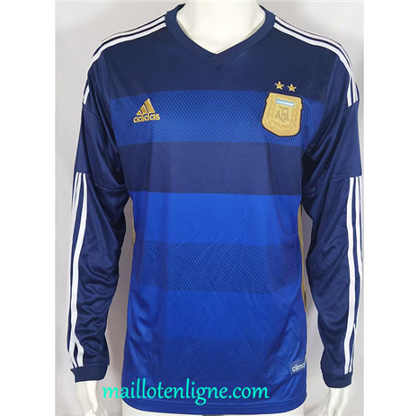 Thai Maillot Classic Argentine Exterieur Manche Longue 2014-15 maillotenligne 0209