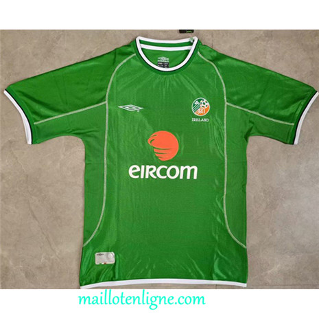 Thai Maillot Classic Irlande Domicile 2002 maillotenligne 0210