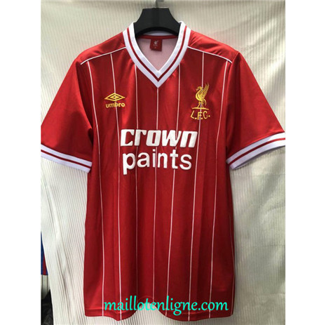 Thai Maillot Retro Liverpool Domicile 1984 ligne2494