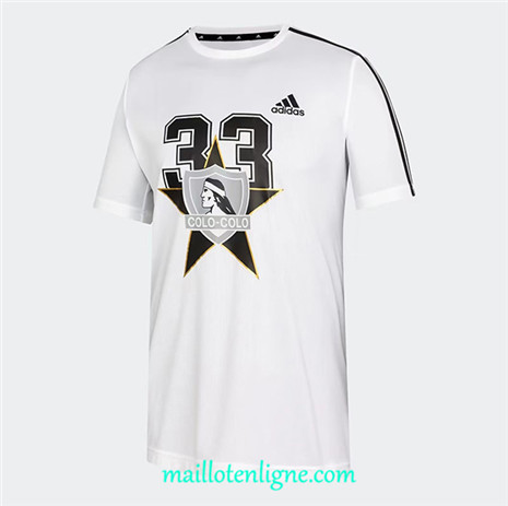 Thai Maillot Colo-Colo Maillot Blanc 2022/2023 ligne2591