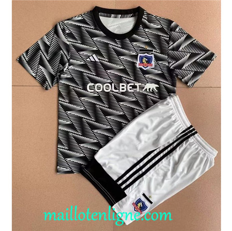 Thai Maillot Colo-Colo Enfant Exterieur 2023 2024 maillotenligne 0122