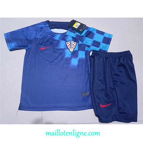 Thai Maillot Croatie Enfant Exterieur 2022/2023 ligne2433