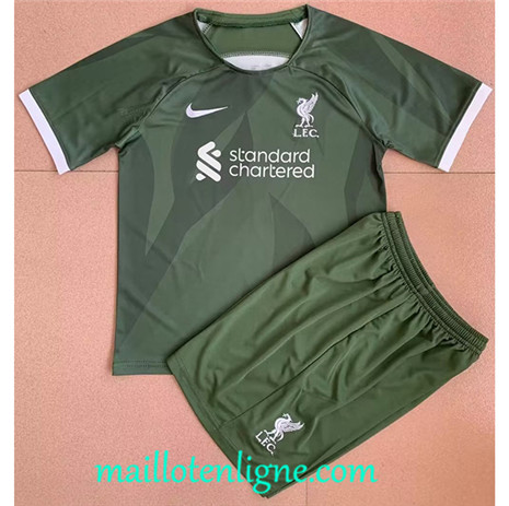 Thai Maillot Liverpool Enfant Vert 2024 maillotenligne 0143