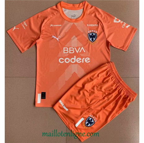 Thai Maillot Monterrey Enfant Gardien de but Orange 2022/2023 ligne2426