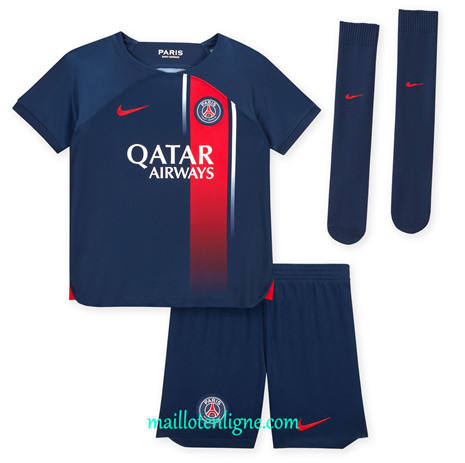 Thai Maillot Paris Saint-Germain Enfant Domicile 2023 2024 maillotenligne 0126