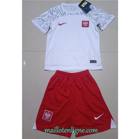 Thai Maillot Pologne Enfant Domicile 2022/2023 ligne2436