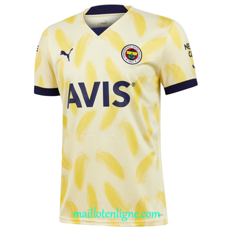 Thai Maillot Fenerbahce Exterieur Blanc 2022/2023 ligne2575