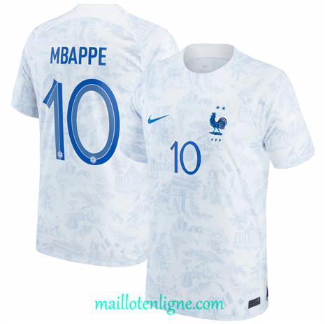 Thai Maillot France Exterieur Mbappe 10 2022/2023 ligne2540