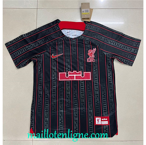 Thai Maillot Liverpool Maillot training Noir 2022 2023 maillotenligne 0271